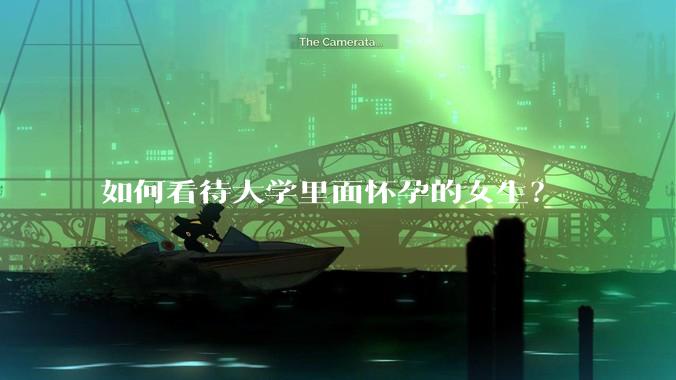如何看待大学里面怀孕的女生？