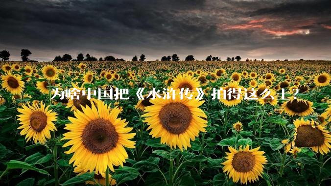 为啥中国把《水浒传》拍得这么土？